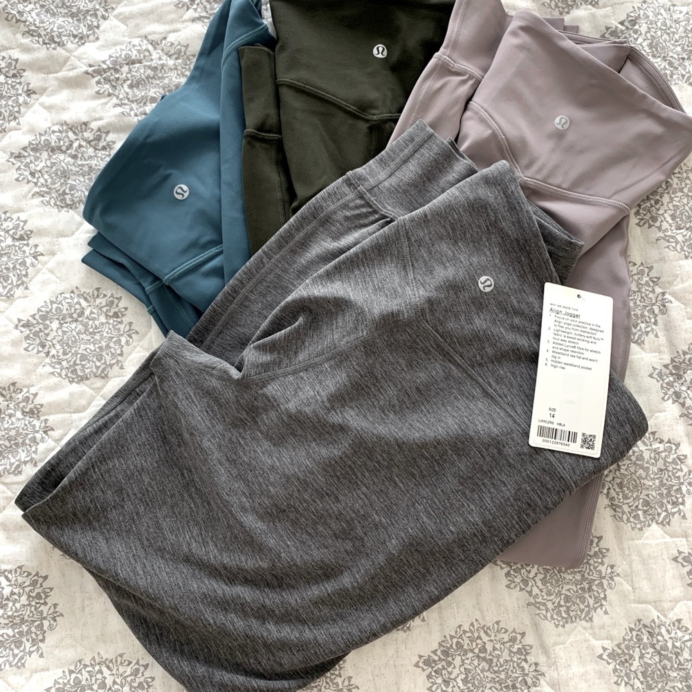 NWT Lululemon Align Joggers Size 14 Gray
